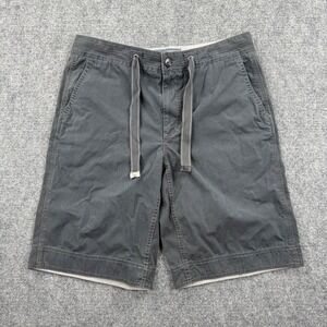 Converse One Star Shorts Size 36 Charcoal Gray Cotton Drawstring Cargo NWT Men's